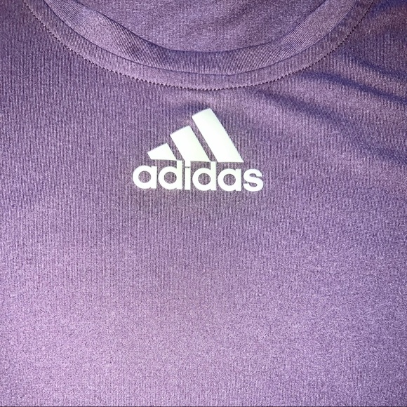 adidas Purple Dri Fit Tee - Picture 4 of 9